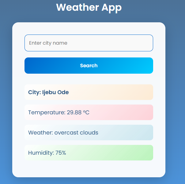 Weather App
